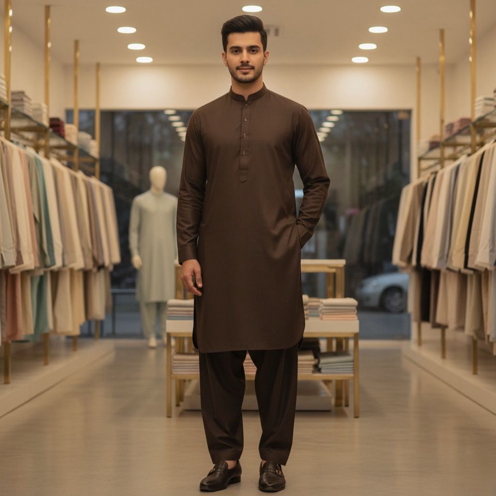 Booski Fabric ( Dark Chocolate )