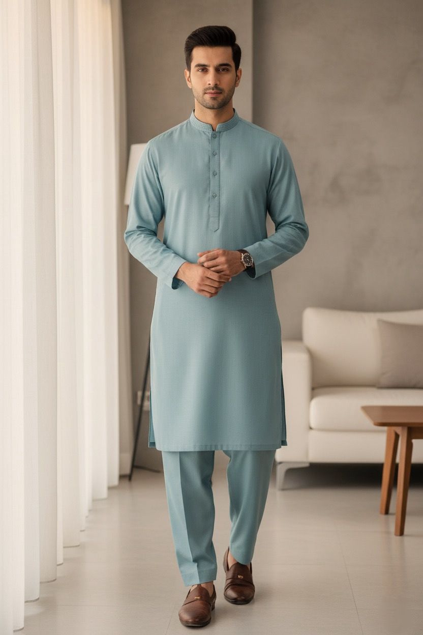 Booski Fabric ( Ocen Blue )